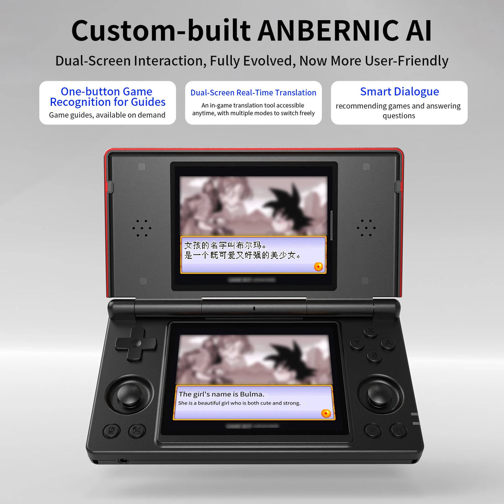 ANBERNIC RG DS - Consola Retro Portátil Android de Doble Pantalla