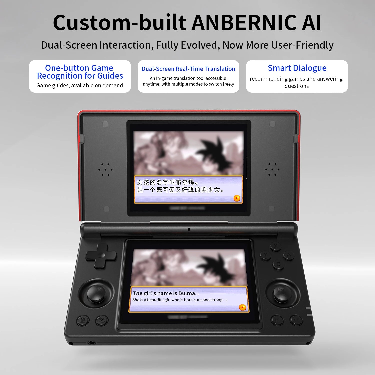ANBERNIC RG DS - Consola Retro Portátil Android de Doble Pantalla