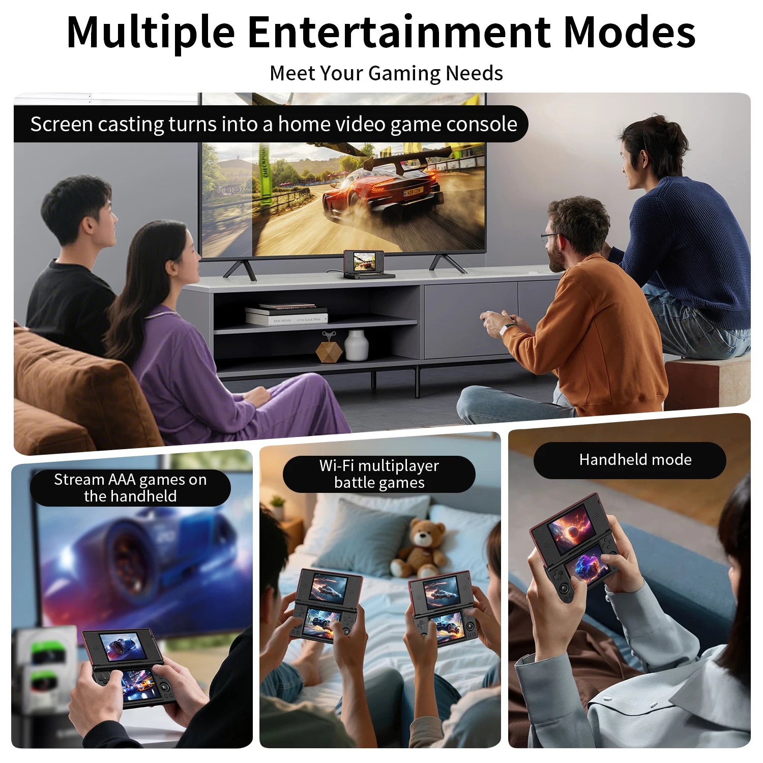 ANBERNIC RG DS - Consola Retro Portátil Android de Doble Pantalla